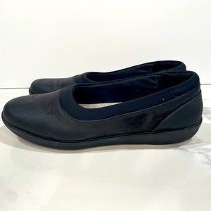 Clarks Cloudsteppers Black Comfort Ballet Flats- Size 8